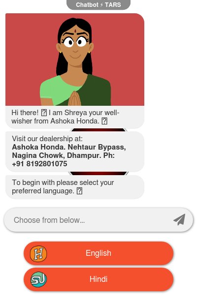 Virtual Assistant for Honda Dealershipchatbot