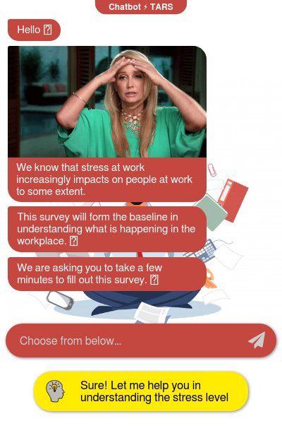 Work Stress Survey Chatbotchatbot