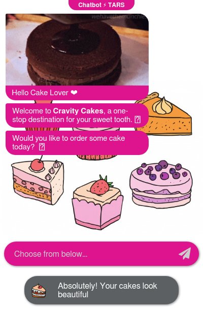 Cake Delivery Chatbot chatbot