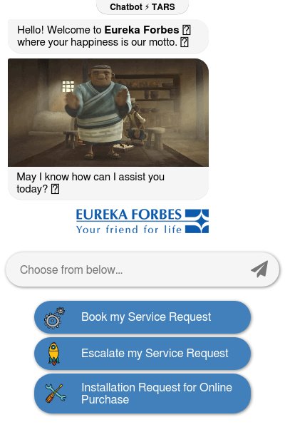 Customer Support Chatbot for Eureka Forbeschatbot