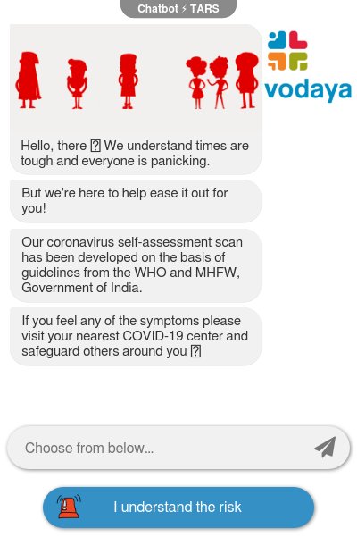 Coronavirus Risk Scan Chatbotchatbot