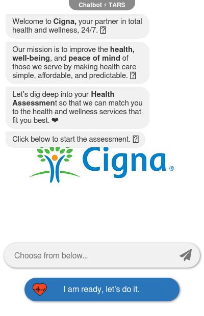 Cigna Healthcare Chatbot Templatechatbot