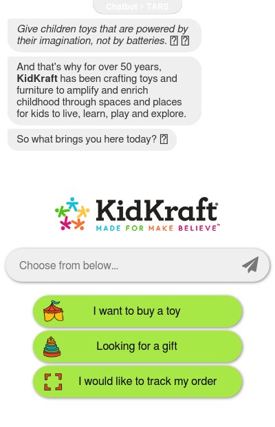 Toys & Gifts Website Chatbot chatbot