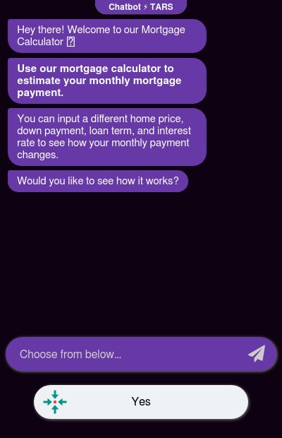 Chatbot for Mortgage Calculationchatbot