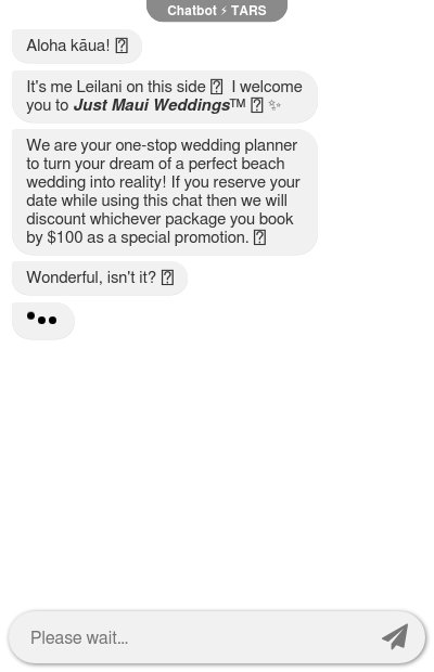 Destination Wedding Planner Chatbotchatbot