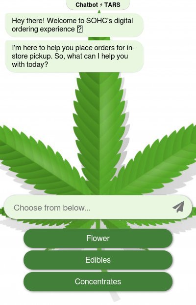 Order Marijuana Over a Chatbotchatbot