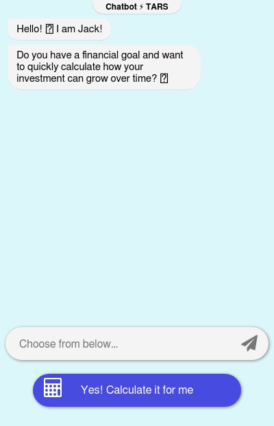 Simple Savings Calculator Chatbotchatbot