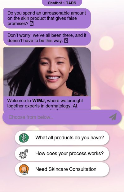 Lead Generation Chatbot for Skincare Productschatbot