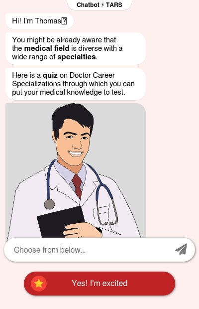 Doctor Career Specialization Quizchatbot