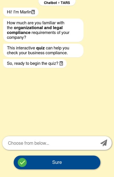 Business Compliance Training Quizchatbot