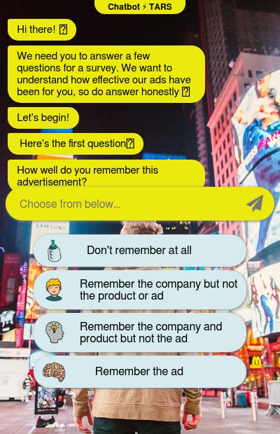 Advertising Effectiveness Survey Chatbotchatbot