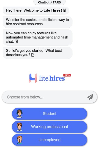 Chatbot for Hiring Contract Resourceschatbot