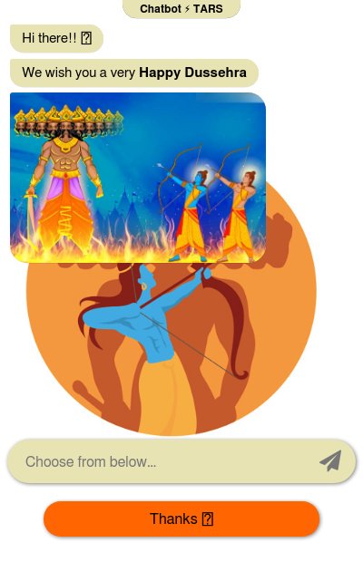 Dussehra Wishes Botchatbot