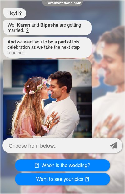 Wedding Invitation Botchatbot