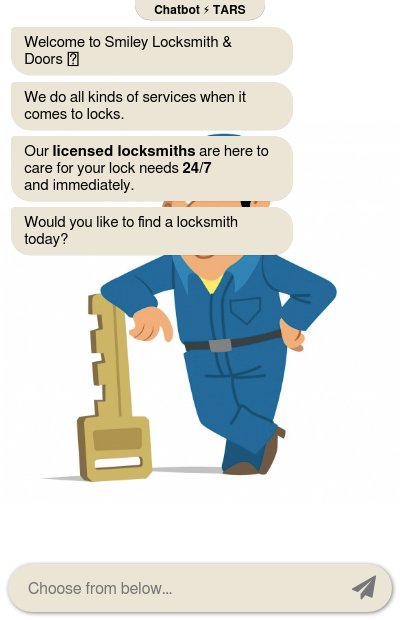 Locksmith Appointment Bookingchatbot