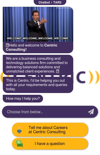 Centric Consultingchatbot