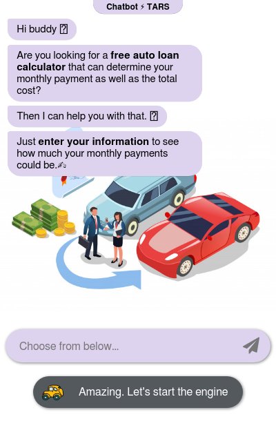 Car Loan Calculator Chatbotchatbot