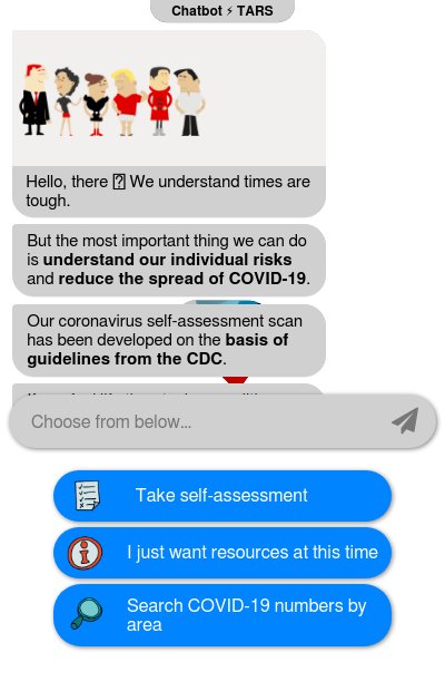 Skycivic COVID-19 Risk Assessment Chatbotchatbot