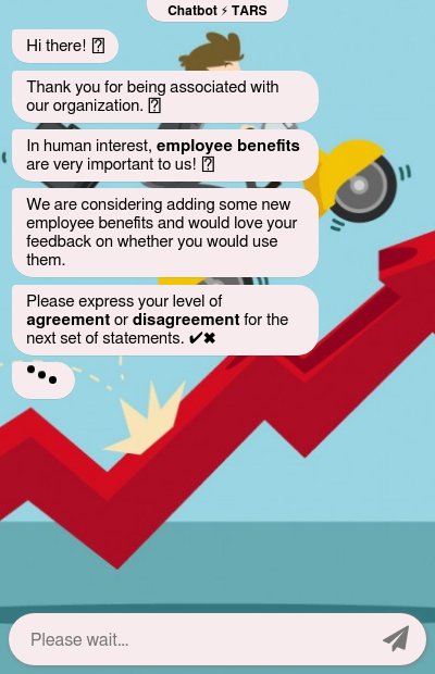 Chatbot for Employee Benefits Surveychatbot