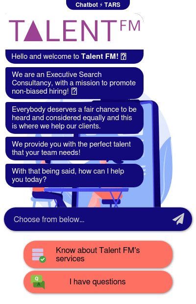 Chatbot for Consultancy Servicechatbot