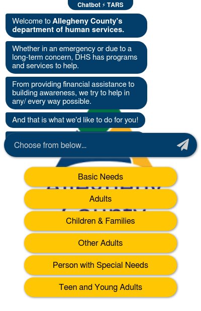 Allegheny County Human Serviceschatbot