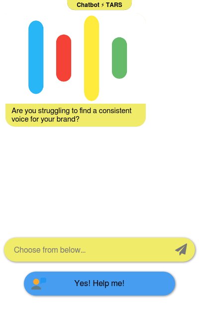 Brand Voice Style Quizbotchatbot