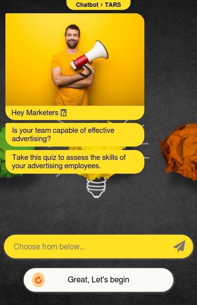 Advertising Quiz Chatbotchatbot