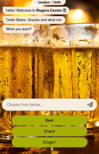 Order Beer over a Bot during a Sports Gamechatbot