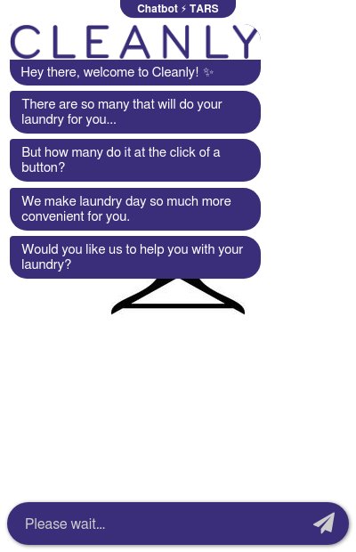 Dry Cleaning Appointment Booking Chatbotchatbot