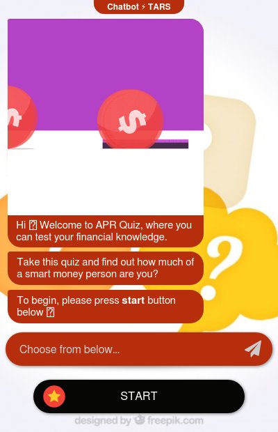 APR Quiz Chatbot chatbot