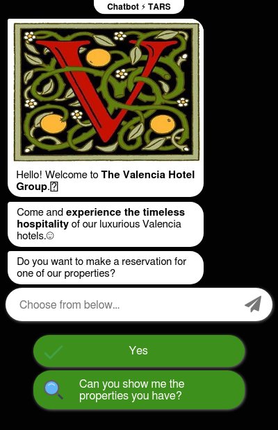 Hotel Reservations Chatbotchatbot