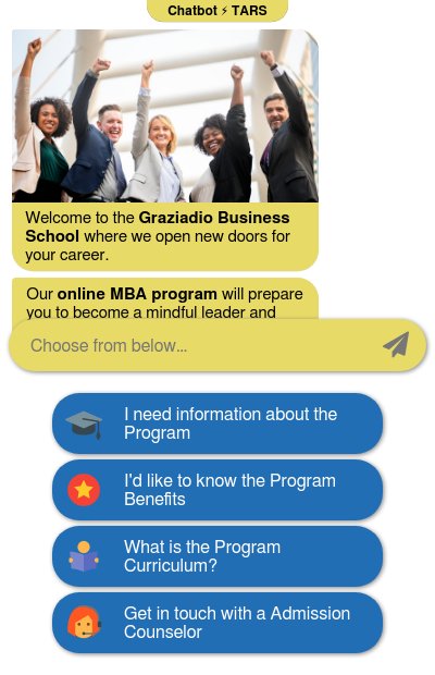 Business School Admissions Chatbotchatbot