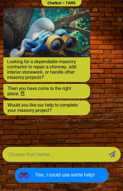 Masonry Assistant Estimation Chatbotchatbot