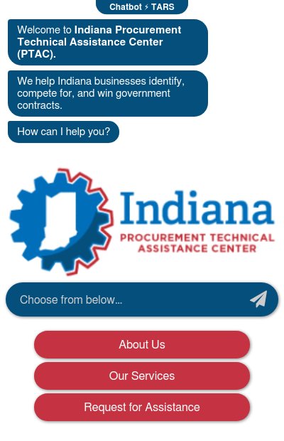 Government Aided Business botchatbot