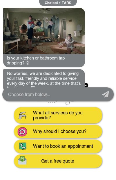 Book Plumber Services Chatbotchatbot