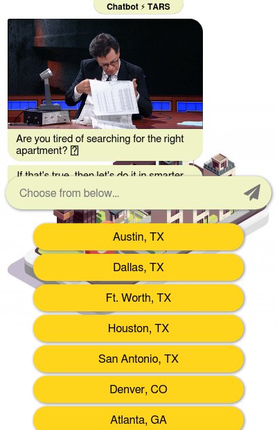 Apartment Locator Chatbot chatbot