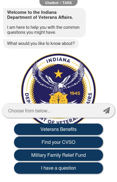 Chatbot for Department of Veteran Affairschatbot