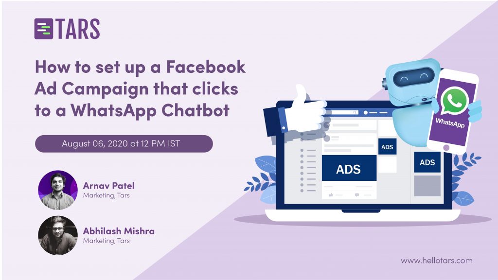 How to set up a Facebook ad campaign that clicks to a WhatsApp Chatbot💭